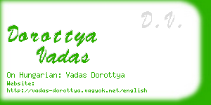 dorottya vadas business card